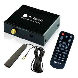 Receptor Sintonizador Tv Digital Universal Automotivo Etech Receptor Sintonizador Tv Digital Universal Automotivo Etech