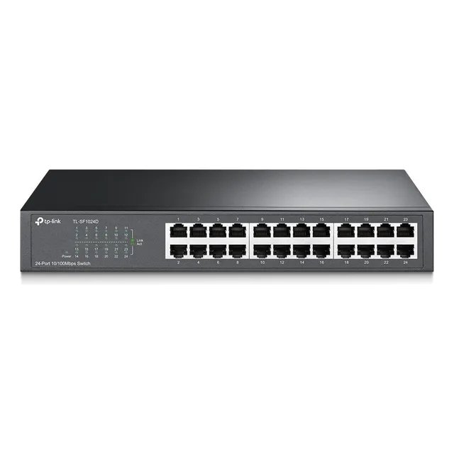 Conmutador TP-Link TL-SF1024d 10/100 Mbps de 24 puertos