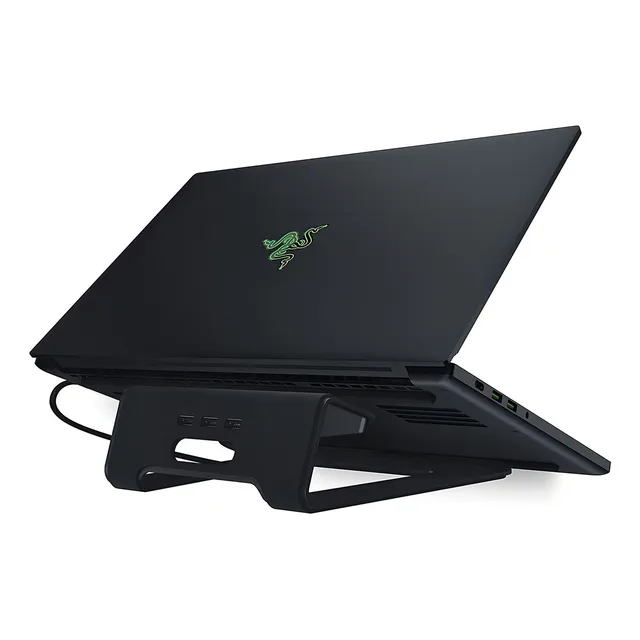 Soporte Para Pc Razer | Hub Usb 3.0 De 3 Puertos | Negro