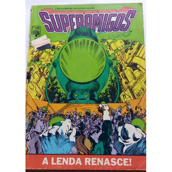 Gibi Hq Superamigos 30 Com Poster Central Dc Comics Abril Jovem A3