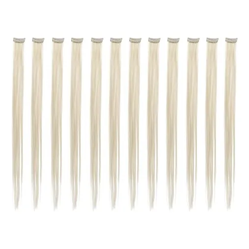 Swacc 12 Pcs Straight One Color Party Highlights Clip Dyqzo