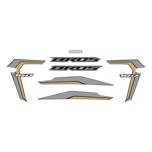 Kit Adesivos para Kawasaki Ninja ZX-11 1994 Preta, Decalx Cromado