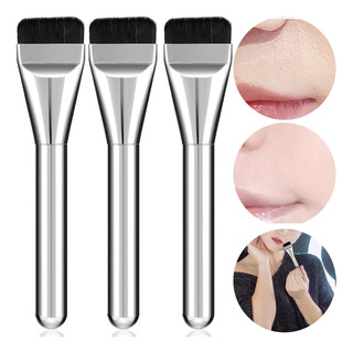 Brocha Plana Para Base Líquida, Corrector De Rubor Plano Brocha Plana Para Base Líquida, Corrector De Rubor Plano