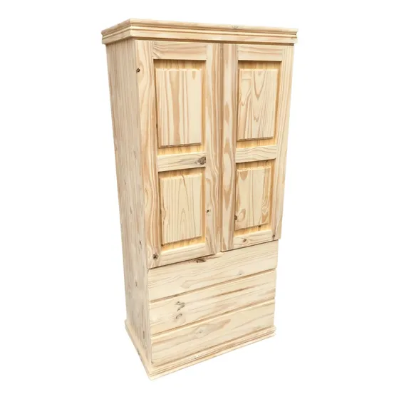 Ropero Pino Macizo 0.80 X 0.50 X 1.80 Genes Muebles