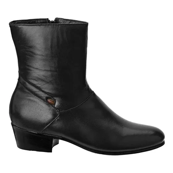 Botín J.c.h Clásico Formal Piel Cabra Suela Cosida E-214