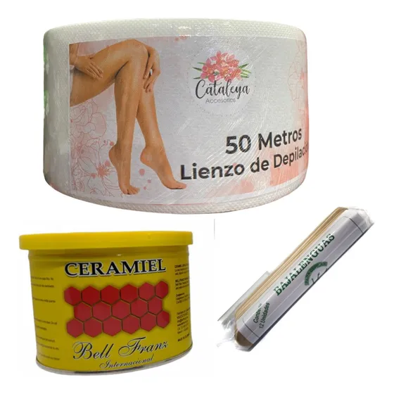 Kit Depilación Rollo Lienzos, Cera De - mL a $16839