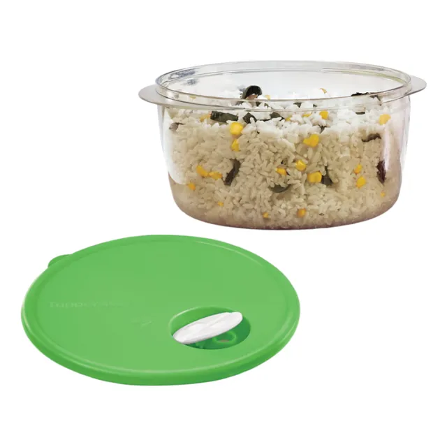 Recipiente Para Microondas Crystalware Mediano Tupperware
