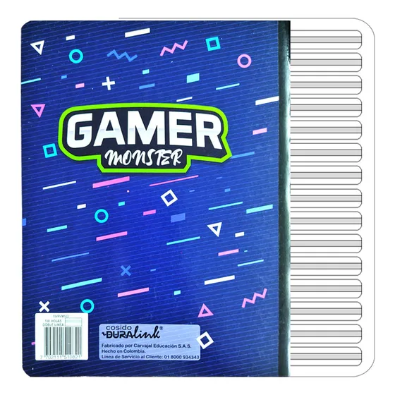 6und X Cuaderno Empastado Norma 100 Hojas