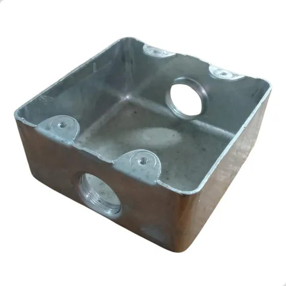Caixa De Passagem Externo Embutir 4x4 Alumínio - Massaro