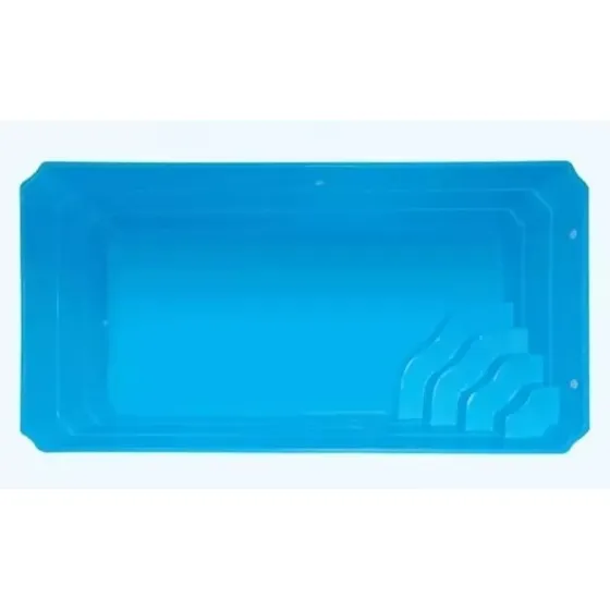 Piscina De Fibra Pronta Entrega Full 5.30x2.80x1.40 