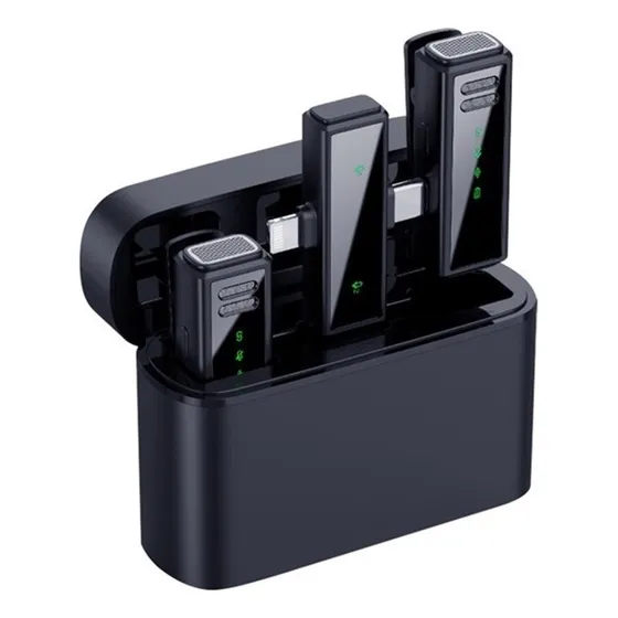 Micrófono De Solapa Inalámbrico Lavalier For iPhone Y