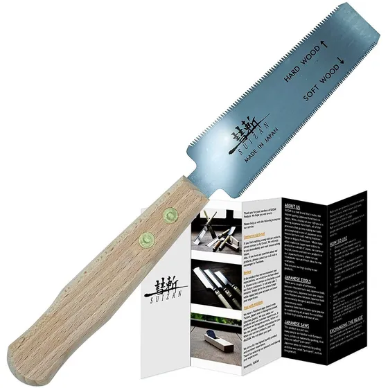 Serrucho Japones Suizan Doble Filo 5 Pul. Mango Madera
