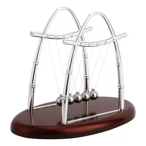 Péndulo Newtons Cradle Balance Balls Para Aprendizaje De Fís
