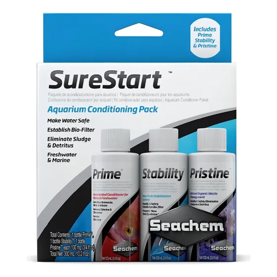Seachem Sure Start Prime Stability Pristine Pack 100ml 
