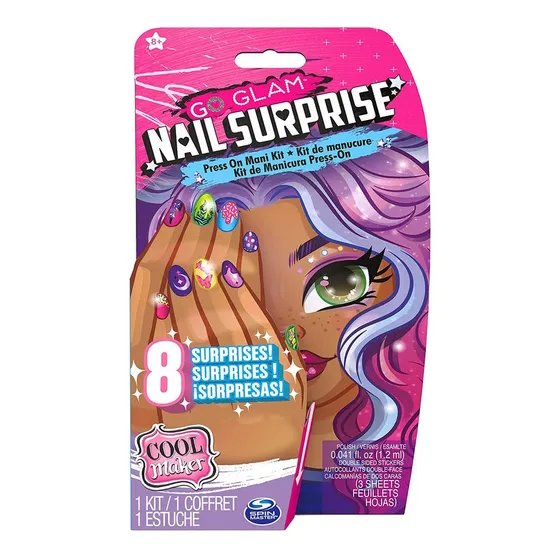 Uñas Sorpresa Cool Maker Kit Go Glam - 2 Pack