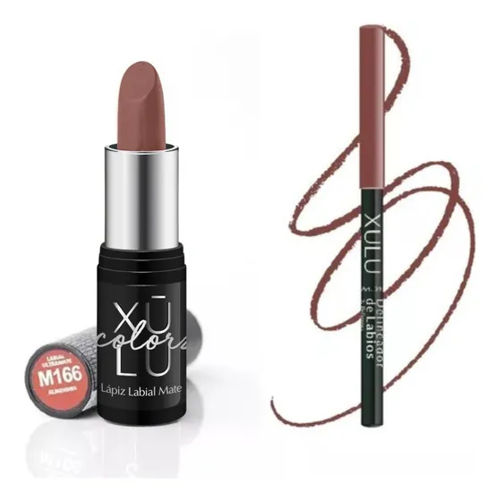 Combo Labios Nude Almendra 166 + Delineador Dark Latte