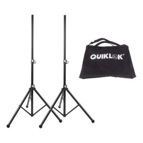 Soporte de pedestal con carcasa de aluminio S171 (par) Quik Lok +, color negro