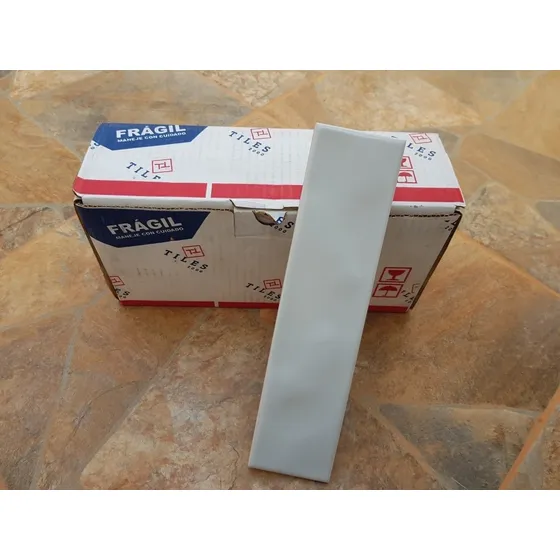 Caja Azulejo Tiles 2000 Blanco Rectangular