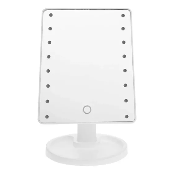 Cosmetiquero Espejo Maquillaje 16 Luces Led Baño Tocador Color Blanco