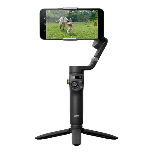Câmera celular Dji Osmo Mobile 6 Estabilizador de vídeo fotográfico preto