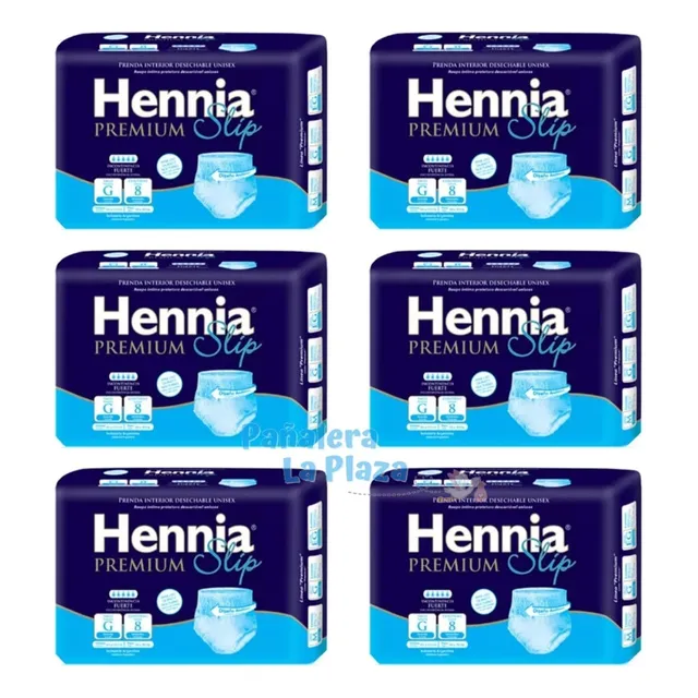 48 Hennia Premium Slip Ropa Interior Descartable G - Grande
