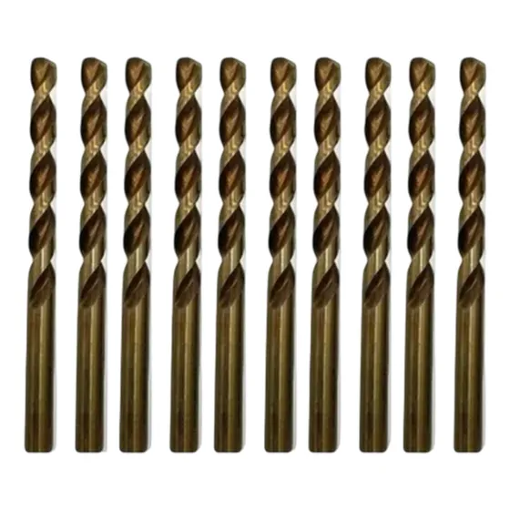 Kit Mechas Brocas Para Metal Hss Acero 10pcs 3/16 Pulgadas