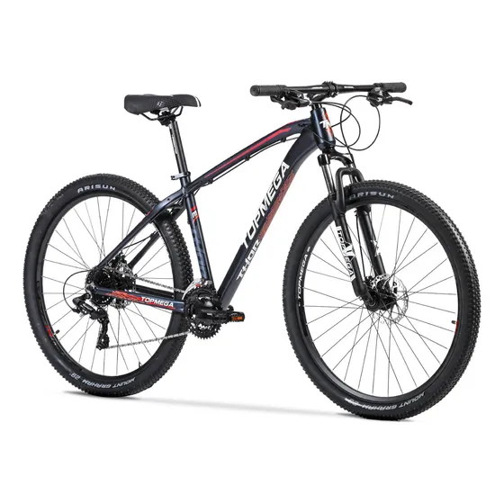 Bicicleta Mtb Top Mega Thor Rod 29 24 Vel Frenos A Discos