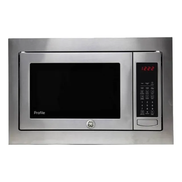 Horno De Microondas Grill GE Appliances PEB110SFSS 1.1 Ft³ Trim 28L 127V Acero Inoxidable Electrico Empotrable Plato Marco