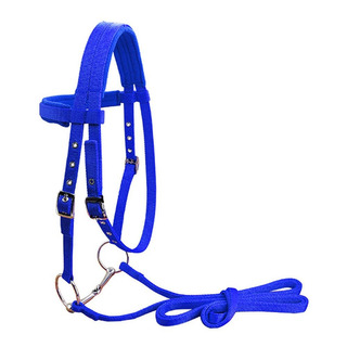 Rienda De Caballo Con Cabestro De Control De Azul M Rienda De Caballo Con Cabestro De Control De Azul M