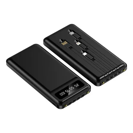 Power Bank Turbo Carregador Portátil 20.000mah Rápida Carga Com Display Digital Para Celular iPhone Xiaomi Motorola LG Smartwatch Tablet