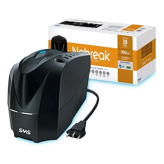 Nobreak Sms 700va New Station 0027916 Mono 115v
