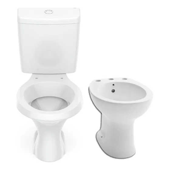 Inodoro Con Mochila + Bidet Incepa Acra