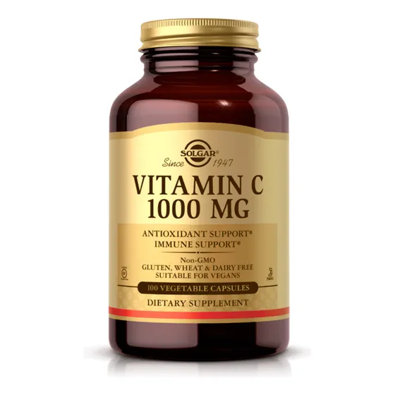 Vitamina C 1000 Mg Solgar Sabor Ninguno