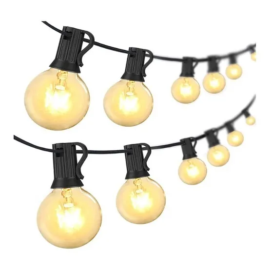 Serie De Luces G40  Vintage/extension 25 Bombillos 15mts 