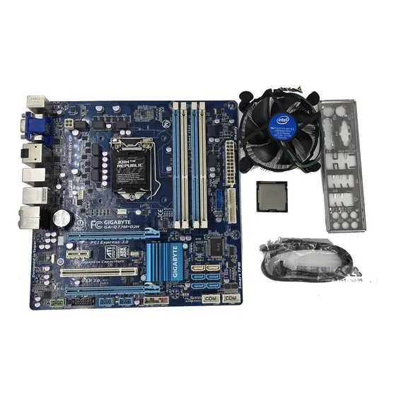 Kit De Actualizacion Gigabyte Q77 Core I5 4nucleos Fan Intel