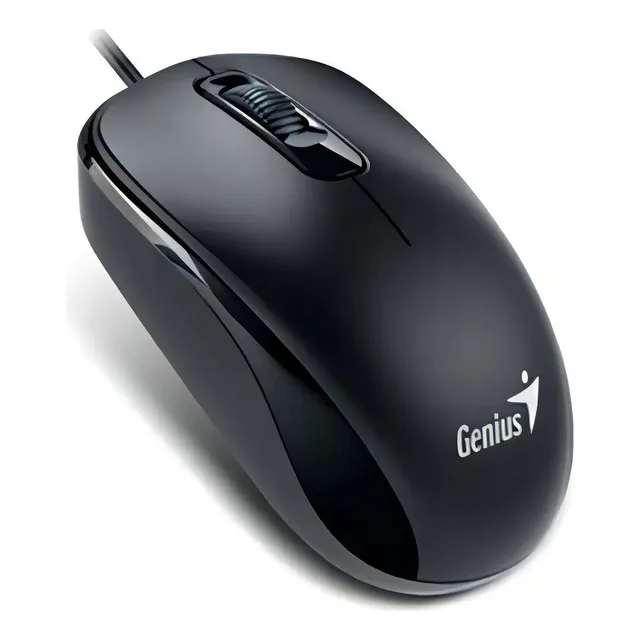 Mouse Genius Dx-110 Conexion Ps2 1000 Dpi Optico Cableado Color Negro