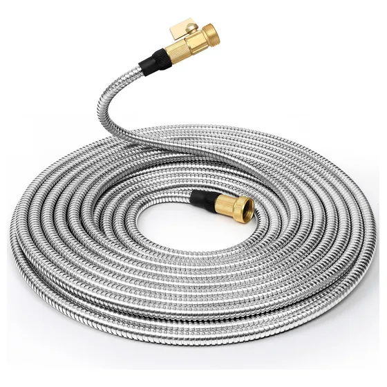 Manguera Jardin 75 Pie Agua Metal Acero Inoxidable 304 Para