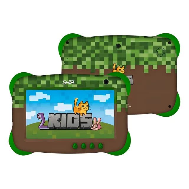 Tablet Kids Ghia 7 4gb Ram 64gb Android 14 Anti Golpes Color Verde