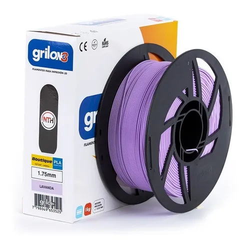 Filamento Pla Boutique Colores 1.75mm Grilon3 Impresora 3d Color Lavanda