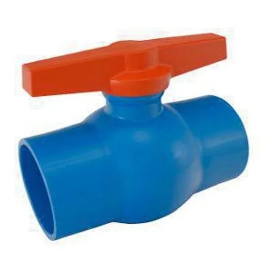 Válvula Llave Esférica Pvc Soldable 20mm