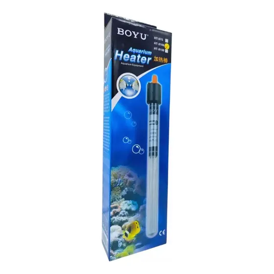 Boyu Ht-8100 Calentador 100w Para Acuarios Peceras 90-130lt