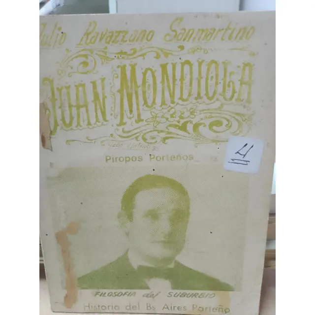 Juan Mondiola Piropos Porteños ( Rústico ) Gg245