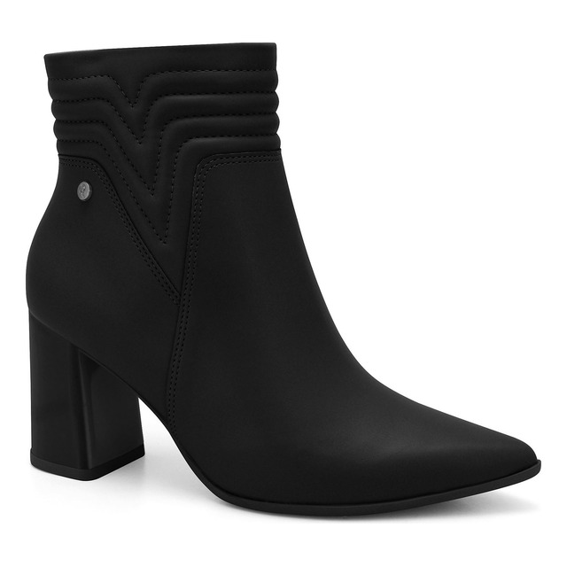 Bota Feminina Ramarim Salto Grosso Bico Fino Moda 23-58123 Bota Feminina Ramarim Salto Grosso Bico Fino Moda 23-58123