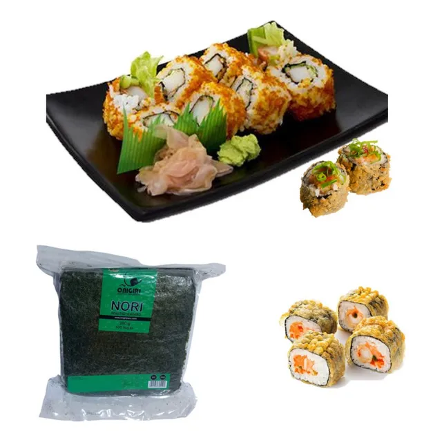 Nori Alga Marina Deshidratada Pack 100u Onigiri