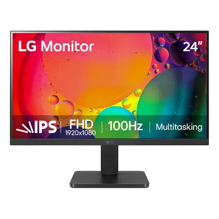 Monitor LG Ips 24 Full Hd Con Amd Freesync -100 Hz Color Negro 110V Monitor LG Ips 24 Full Hd Con Amd Freesync -100 Hz Color Negro 110V