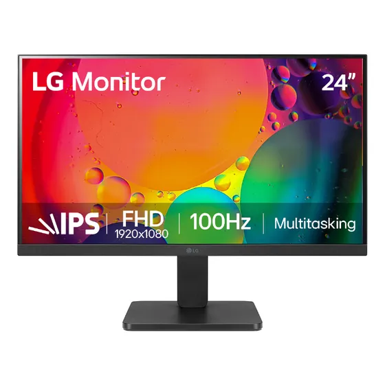 Monitor LG Ips 24 Full Hd Con Amd Freesync -100 Hz Color Negro 110v