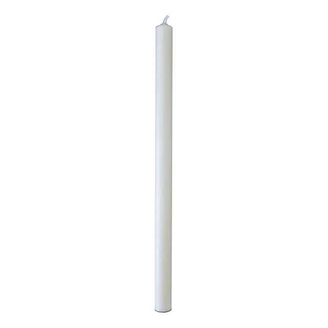 Velas Blancas 12 Cm Alto 1,5 Cm Ancho 100% Parafina Somos Tf