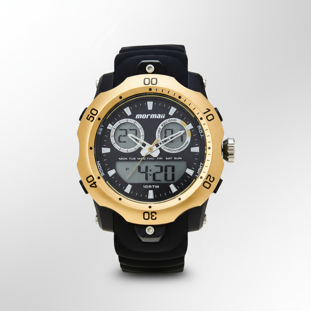 Relógio Mormaii Masculino Urban Preto - Mo10905/8d Preto Preto Lcd Positivo Relógio Mormaii Masculino Urban Preto - Mo10905/8d Preto Preto Lcd Positivo