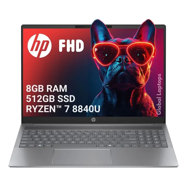 HP Pavilion 16-AG0070WM 9J546UA #ABA Gris 8 GB 512 GB 60 Hz 1920 px x 1200 px Gráficos AMD Radeon AMD Ryzen 7 8840U Windows 11 Home No