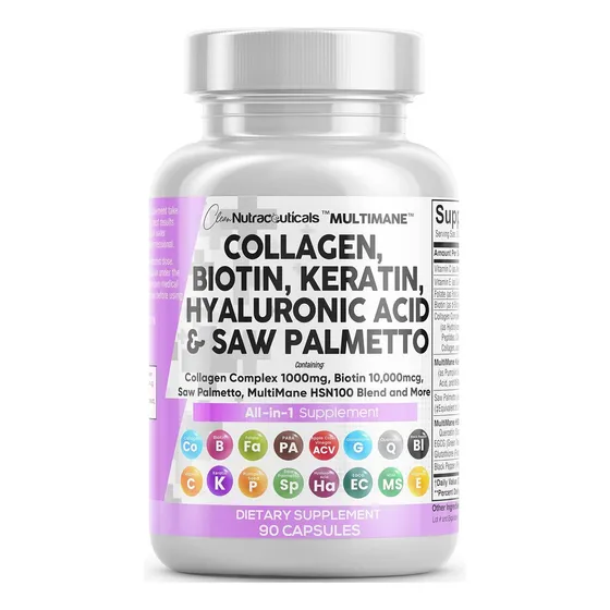 Suplemento Multivitaminico 1000mg 90 Capsulas Clean Sabor Sin Sabor